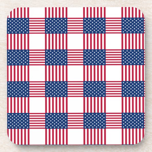 Patriotischer Drink-Untersetzer Getränkeuntersetzer (Vorderseite)