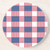 Patriotischer Drink-Untersetzer Getränkeuntersetzer (Vorne)