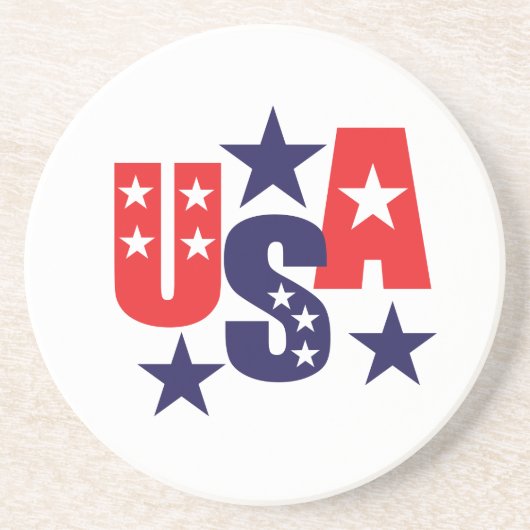 Patriotischer Drink-Untersetzer Getränkeuntersetzer (Vorne)