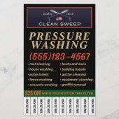 Patriotischer Druckwäscher mit Telefonnummern Flyer (Vorne)