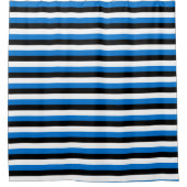 Patriotischer Duschvorhang mit Flagge Estlands (Vorderseite)