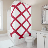 Patriotischer Duschvorhang mit Flagge von Alabama, (Beispiel)