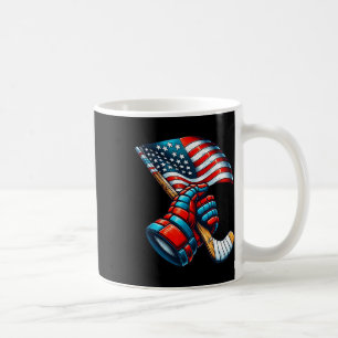 Patriotischer Eishockey 4. Juli USA Unabhängigkeit Kaffeetasse