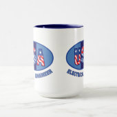 Patriotischer Elektroingenieur Tasse (Zentrum)