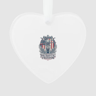 Patriotischer Entenjäger-Hund Vektorgrafik T-Shirt Ornament