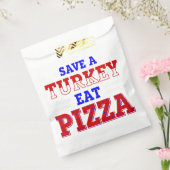 patriotischer Erntedank rette Pizza aus Truthühner Geschenktütchen (Versiegelt)