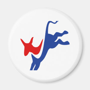 Patriotischer Esel Magnet