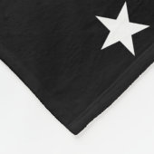 Patriotischer Feuerwehrmann-dünne rote Linie Fleecedecke (Ecke)