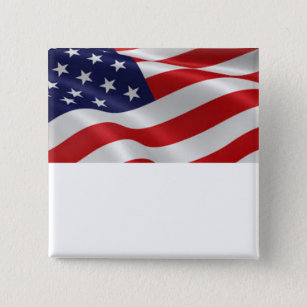 Patriotischer Flaggenknopf, den Sie besonders Button