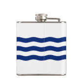 Patriotischer Flasche mit der Flagge von Cincinnat Flachmann (Rückseite)