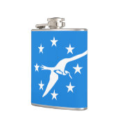 Patriotischer Flasche mit der Flagge von Corpus Ch Flachmann (Links)