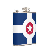 Patriotischer Flasche mit der Flagge von Indianapo Flachmann (Rechts)
