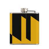 Patriotischer Flasche mit Flag Baltimore City Flachmann (Rückseite)