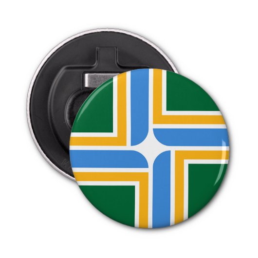 Patriotischer Flaschenöffner mit Flagge von Portla (Vorderseite)