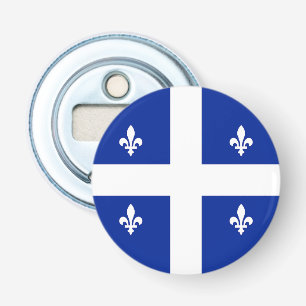 Patriotischer Flaschenöffner mit Flagge von Quebec