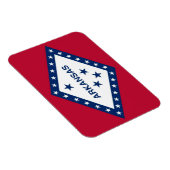 Patriotischer flexibler Foto-Magnet mit Arkansas-F Magnet (Rechte Seite)