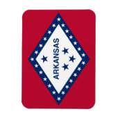 Patriotischer flexibler Foto-Magnet mit Arkansas-F Magnet (Vertikal)