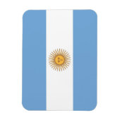 Patriotischer flexibler Magnet mit argentinischer  (Vertikal)