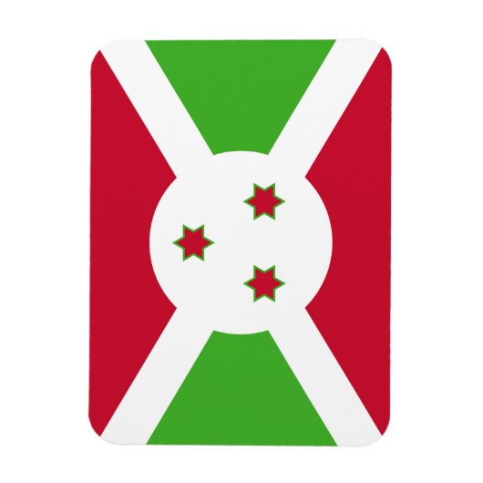 Patriotischer flexibler Magnet mit der Flagge Buru (Vertikal)