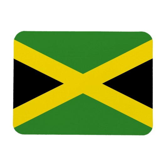 Patriotischer flexibler Magnet mit der Flagge Jama (Horizontal)