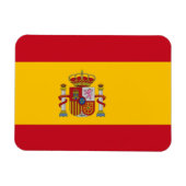 Patriotischer flexibler Magnet mit der Flagge Span (Horizontal)