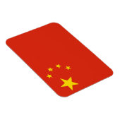 Patriotischer flexibler Magnet mit Fahne der China (Rechte Seite)