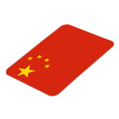 Patriotischer flexibler Magnet mit Fahne der China (Linke Seite)