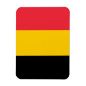 Patriotischer flexibler Magnet mit Flagge Belgiens (Vertikal)