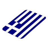 Patriotischer flexibler Magnet mit Flagge Griechen (Linke Seite)