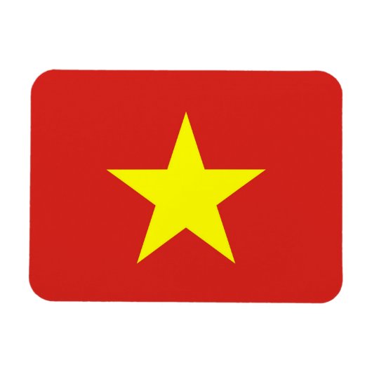 Patriotischer flexibler Magnet mit Flagge in Vietn (Horizontal)