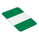Patriotischer flexibler Magnet mit Flagge Nigerias (Rechte Seite)