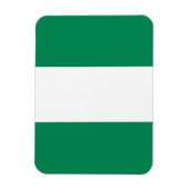 Patriotischer flexibler Magnet mit Flagge Nigerias (Vertikal)