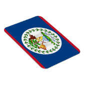 Patriotischer flexibler Magnet mit Flagge von Beli (Rechte Seite)