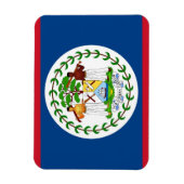 Patriotischer flexibler Magnet mit Flagge von Beli (Vertikal)