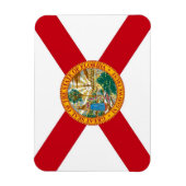 Patriotischer flexibler Magnet mit Florida-Flagge (Vertikal)