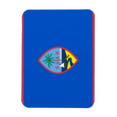 Patriotischer flexibler Magnet mit Guam-Flagge (Vertikal)