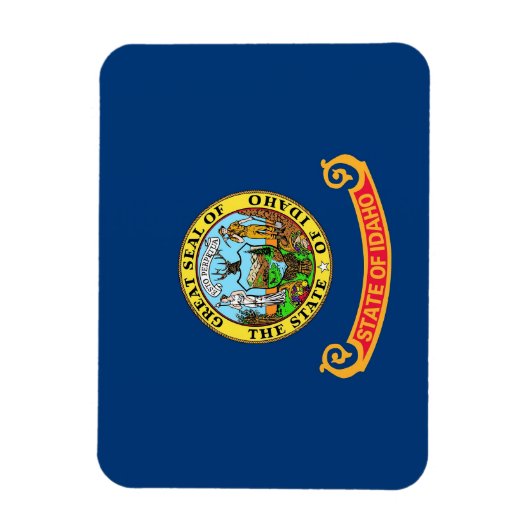 Patriotischer flexibler Magnet mit Idaho-Flagge (Vertikal)