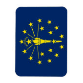 Patriotischer flexibler Magnet mit Indiana-Flagge (Vertikal)