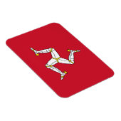 Patriotischer flexibler Magnet mit Isle Man-Flagge (Rechte Seite)
