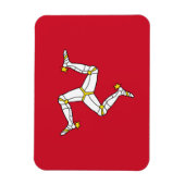 Patriotischer flexibler Magnet mit Isle Man-Flagge (Vertikal)