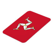 Patriotischer flexibler Magnet mit Isle Man-Flagge (Linke Seite)