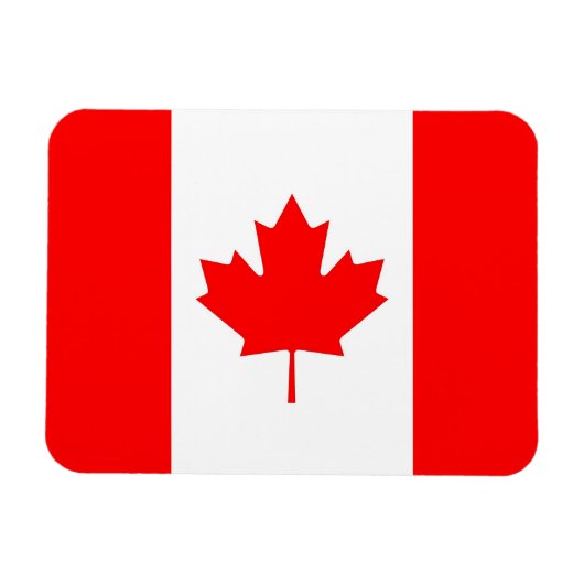 Patriotischer flexibler Magnet mit kanadischer Fla (Horizontal)