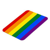 Patriotischer flexibler Magnet mit LGBT-Flagge (Linke Seite)