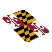 Patriotischer flexibler Magnet mit Maryland-Flagge (Rechte Seite)