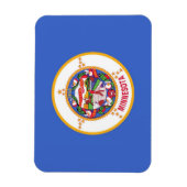 Patriotischer flexibler Magnet mit Minnesota-Flagg (Vertikal)