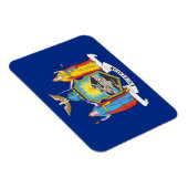 Patriotischer flexibler Magnet mit New Yorker Flag (Rechte Seite)