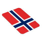 Patriotischer flexibler Magnet mit norwegischer Fl (Rechte Seite)