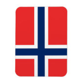 Patriotischer flexibler Magnet mit norwegischer Fl (Vertikal)