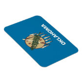 Patriotischer flexibler Magnet mit Oklahoma-Flagge (Rechte Seite)