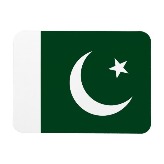 Patriotischer flexibler Magnet mit pakistanischer (Horizontal)